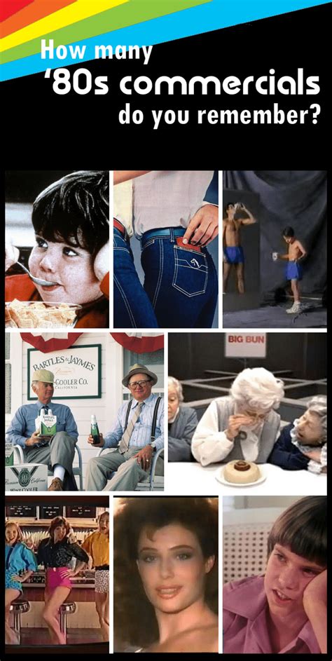 famous '80s commercials: Vintage ads from the 1980s.