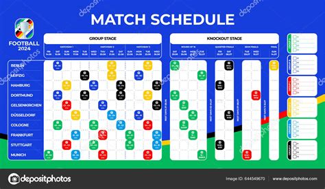 Spielplan Fußball 2024 Fußball 2024 Endrunde Spielplan Vorlage Für Web ...