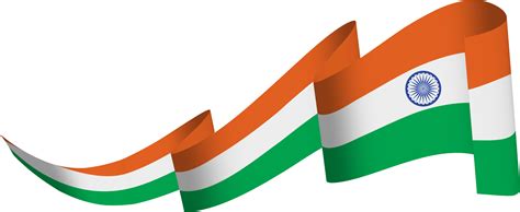 India flag ribbon banner 10259702 PNG