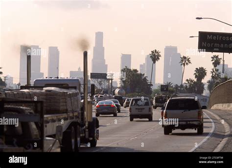 Traffic in Los Angeles Stock Photo - Alamy