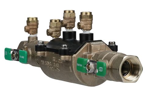 ZURN Backflow Preventer, Bronze, Wilkins 350XL Series, MNPT Connection ...