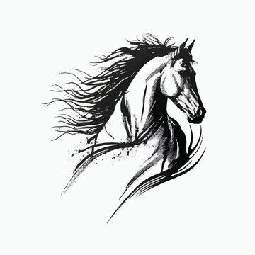 Horse Design Tattoo