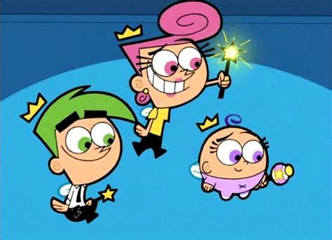 Cosmo & Wanda with their son Poof