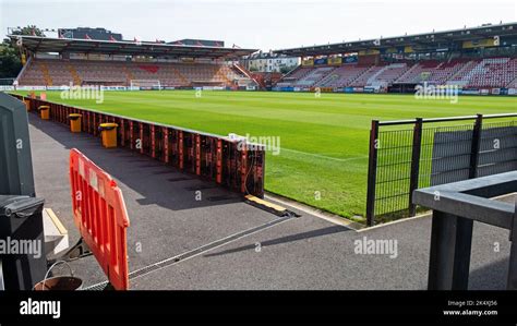 General view of St James Park stadium, the home of Exeter City Football ...