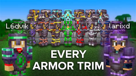 Collecting EVERY Armor Trim in Minecraft - YouTube