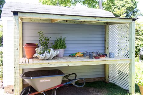 Lean-To Potting Shed (Build Plans) - Finding Silver Pennies