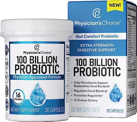 Lactobacillus based Physician's Choice 100 Billion Probiotics ...