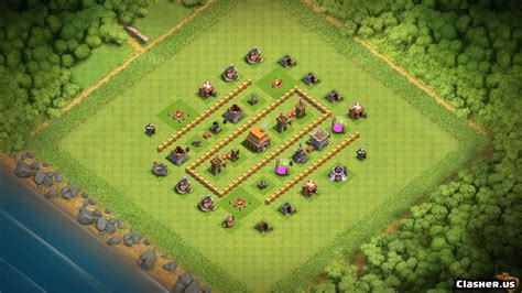 Copy Base [Town Hall 5] TH5 Progress Trophy Base v2 [With Link] [11 ...