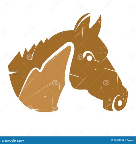 Horse stock illustration. Illustration of color, mammal - 36931383