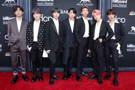 BTS on Billboard Music Awards 2019 Red Carpet Had Shoes for Jumping ...