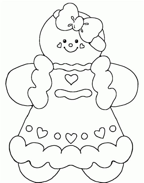 Free Printable Gingerbread Man Coloring Page From Gingerbread ...