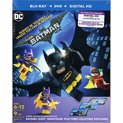 The Lego Batman Movie Blu ray DVD - Walmart.com - Walmart.com