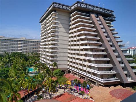 Princess Acapulco resort editorial stock photo. Image of facade - 178728703