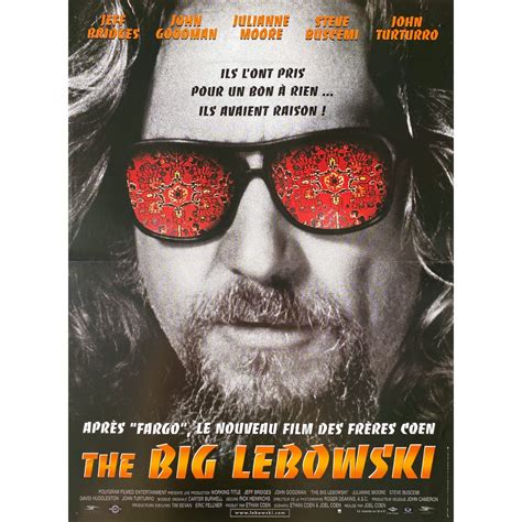 THE BIG LEBOWSKI French Movie Poster - 15x21 in. - 1998