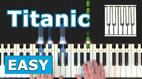 What are the piano notes for titanic theme song - knowmake