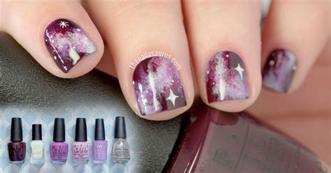 The Nailasaurus | UK Nail Art Blog - One of the Classics: Purple Galaxy ...