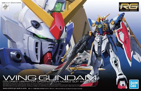 RG 1/144 Wing Gundam [TV] - Release Info, Box art and Official Images