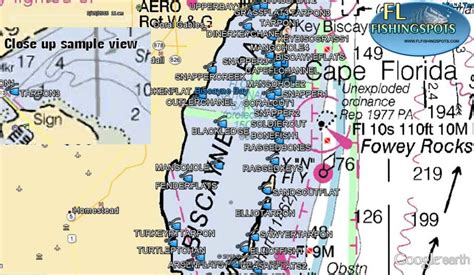 Biscayne Bay Fishing Spots | Florida Fishing Spots for GPS