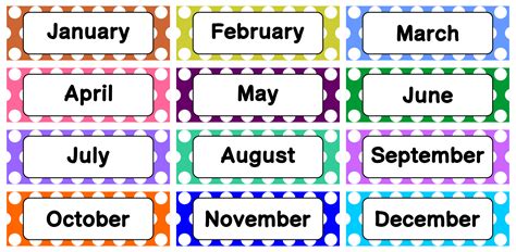 8 Best Images of Printable Calendar Month Labels - Free Printable ...