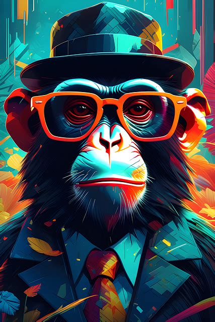 Download Ai Generated Monkey Chimpanzee Royalty-Free Stock Illustration ...