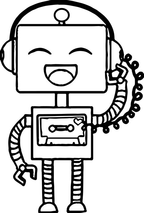 Free Robot Coloring Pages Coloring Pages