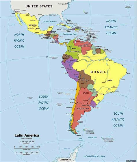 Latam Map | World Map 07