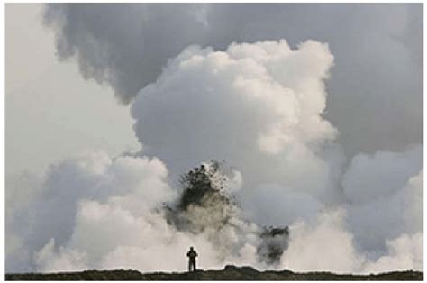 Mud and vapor eruption on the Lusi Mud Volcano, in Java. (source ...