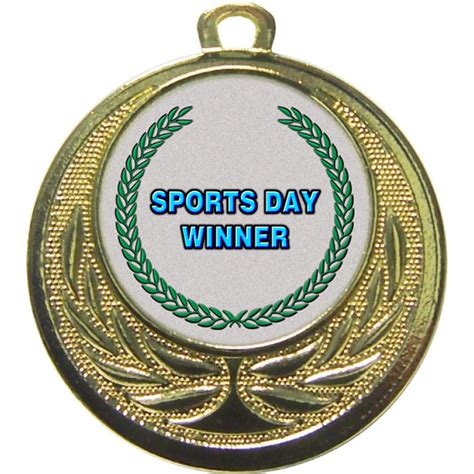 Gold Sports Day Winner Medal 40mm