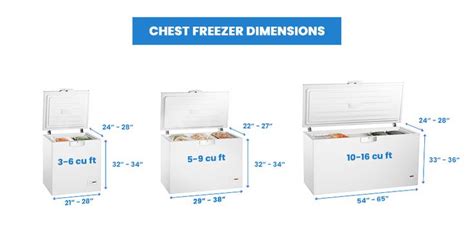 Freezer Sizes (Dimensions Guide) in 2022 | Home improvement, Dimensions ...