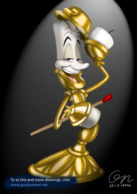 Lumiere from THE BEAUTY AND THE BEAST by gneri on DeviantArt