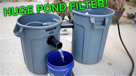 DIY Pond Filter | How To - YouTube