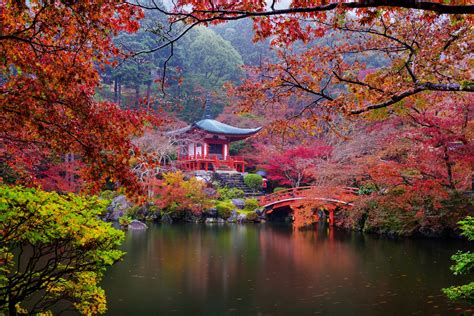 4K Ultra HD Fall at Daigo-ji Japanese Garden