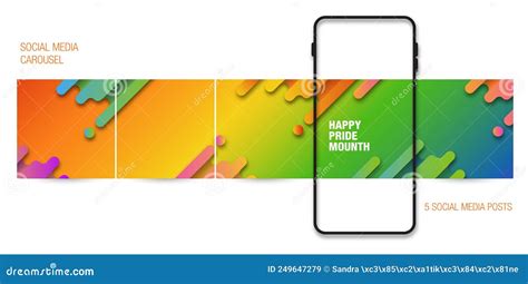 Pride Gradient Background with LGBTQ Pride Flag Colors. Vector Banner ...