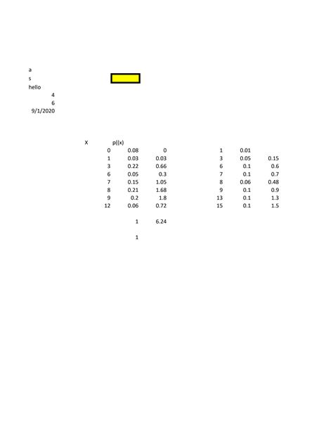 SOLUTION: Week 1 excel sheet - Studypool