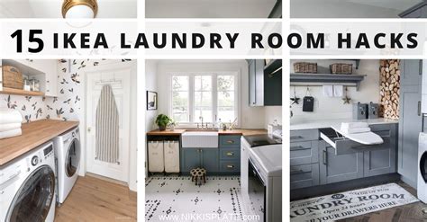 15 Best IKEA Hacks for the Laundry Room - Nikki's Plate