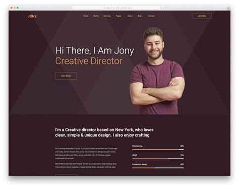 40+ Best Free Personal Website Templates For Professionals 2022