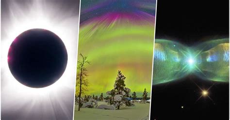 Rare solar eclipse and + in astronomical pictures of the week