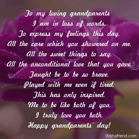 Poems For Grandparents Day