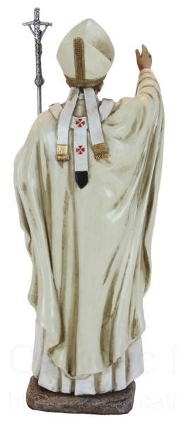 Pope Francis Statue Wearing Mitre - 11"