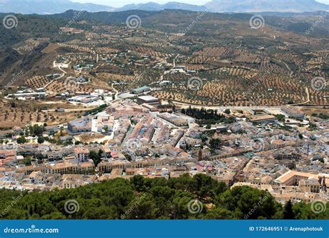 Elevated View Over the Town, Archidona, Spain. Editorial Photo - Image ...