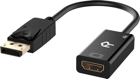 Rankie Adaptador DP a HDMI, DisplayPort Macho a HDMI Hembra con HDTV ...