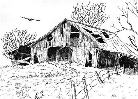 Old Barn - S. Brown Photography - Drawings & Illustration, Buildings ...