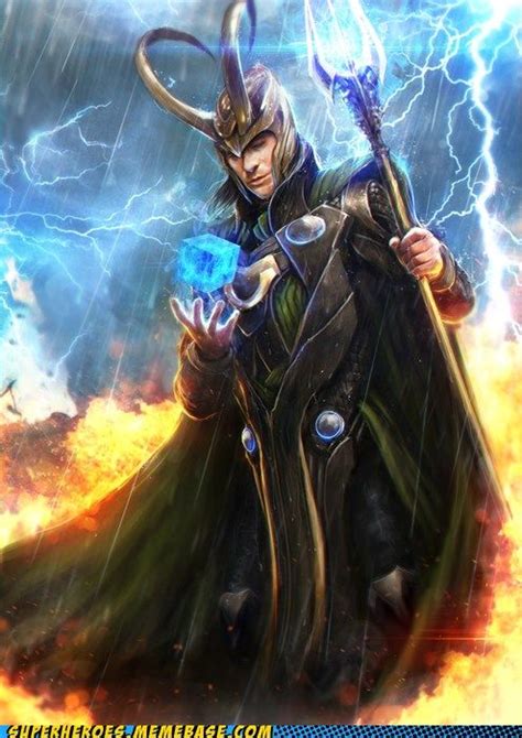 Loki Tesseract God Of Mischief Marvel Cinematic Universe MCU Fine Art ...