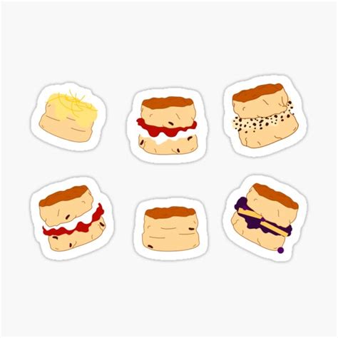 "Scone" Sticker by Lulupainting | Redbubble