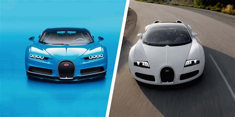 Bugatti Chiron vs Veyron speed/stats comparison | carwow