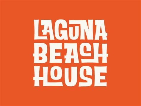 LAGUNA BEACH HOUSE LOGO | House logo design, Logo design inspiration ...