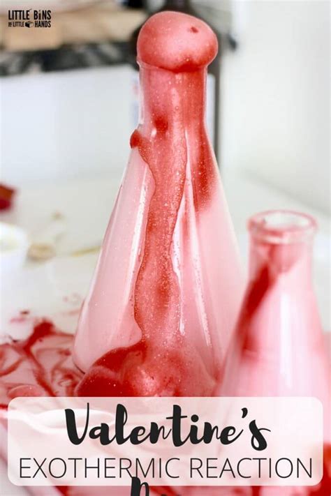 Valentines Day Hydrogen Peroxide Yeast Experiment Elephant Toothpaste