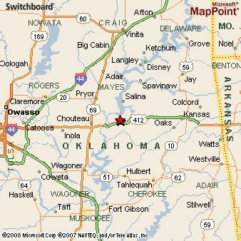 Where is Locust Grove, Oklahoma? see area map & more