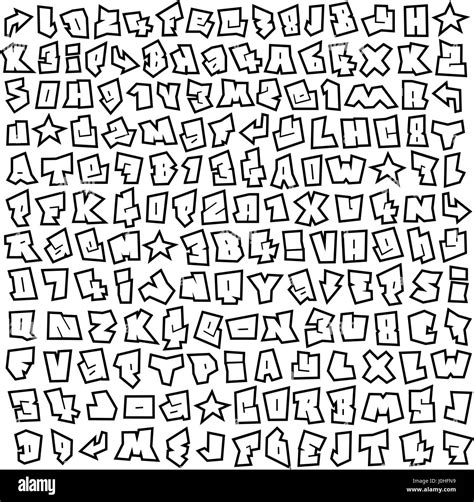 Graffiti Block Letter Font