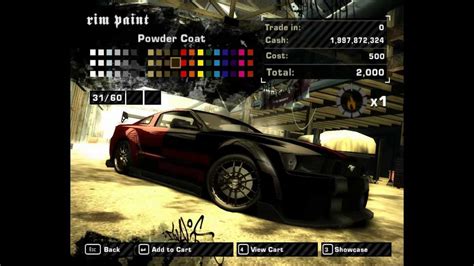 Car Customization - NFS Most Wanted HD : Ford Mustang GT Customization ...